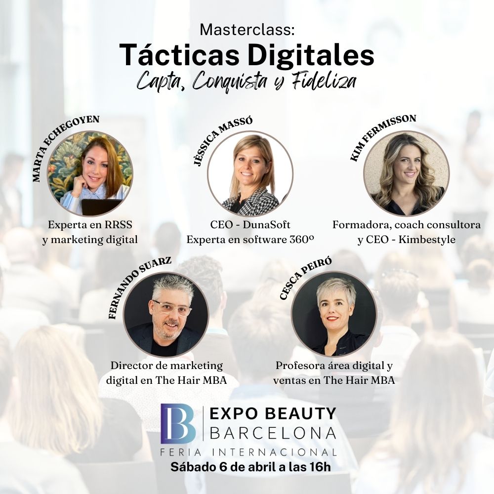 Expobeauty Tácticas digitales, atrapa, conquista y fideliza